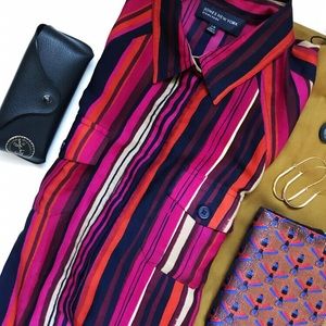 Striped Collared Shirt